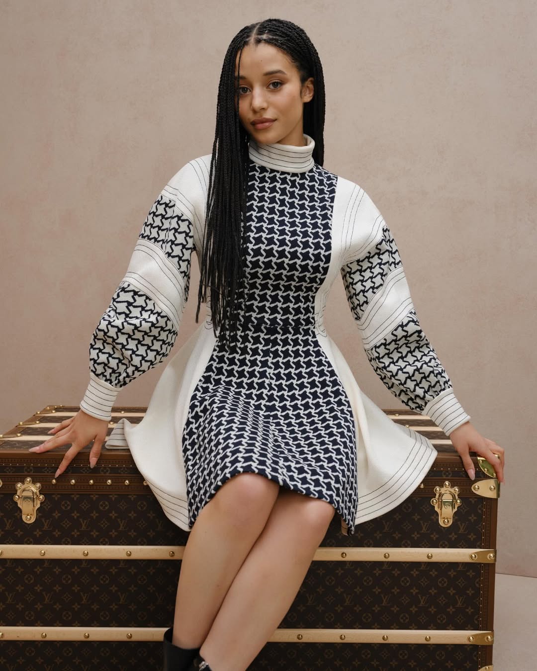 Chase Infiniti at the Louis Vuitton show, Paris